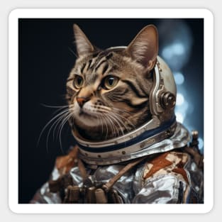 Astronaut Cat in Space - California Spangled Sticker